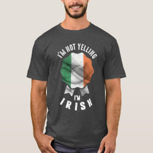 T-shirt Je ne hurle pas Je suis irlandais
