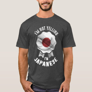 T-shirt Je ne hurle pas Je suis Japonais