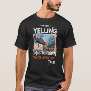 T-shirt Je ne hurle pas Je suis un débardeur C'est comme ç