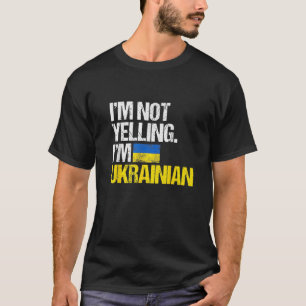 T-shirt Je ne hurle pas ukrainien