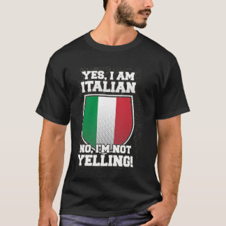 T-SHIRT JE NE JOUERAIS PAS D'ÊTRE ITALIEN