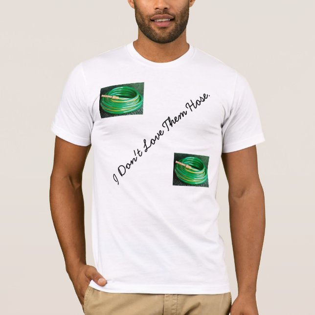 T-shirt Je ne les aime pas "tuyau " (Devant)