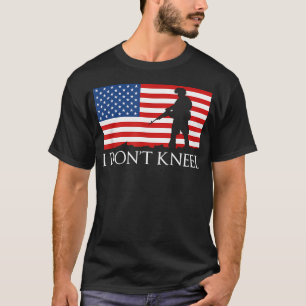 T-shirt Je ne m39agenouille pas - Je me lève Hymne nationa