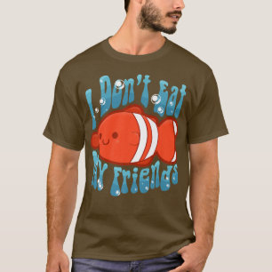 T-shirt Je ne mange pas mes amis Végétarien Vegan