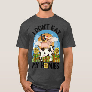 T-shirt Je Ne Mange Pas Mes Hommes Vegan Lover S Animaux D