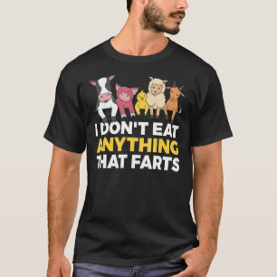 T-shirt Je ne mange rien qui fâche Veganer und Vegetar