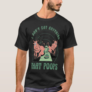 T-shirt Je ne mange rien qui gâche Vegan Vegan Sayin