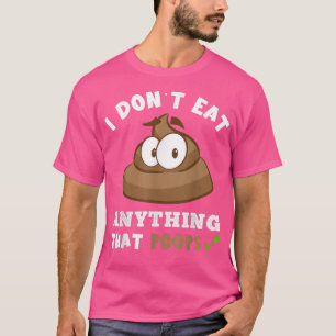 T-shirt Je ne mange rien qui gâche végétal végétal V