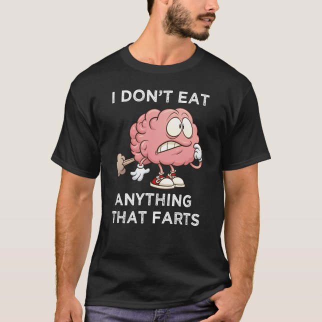 T-shirt Je ne mange rien qui pète (Devant)