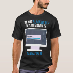T-shirt Je ne manque pas de mon animation est de rendre 3D