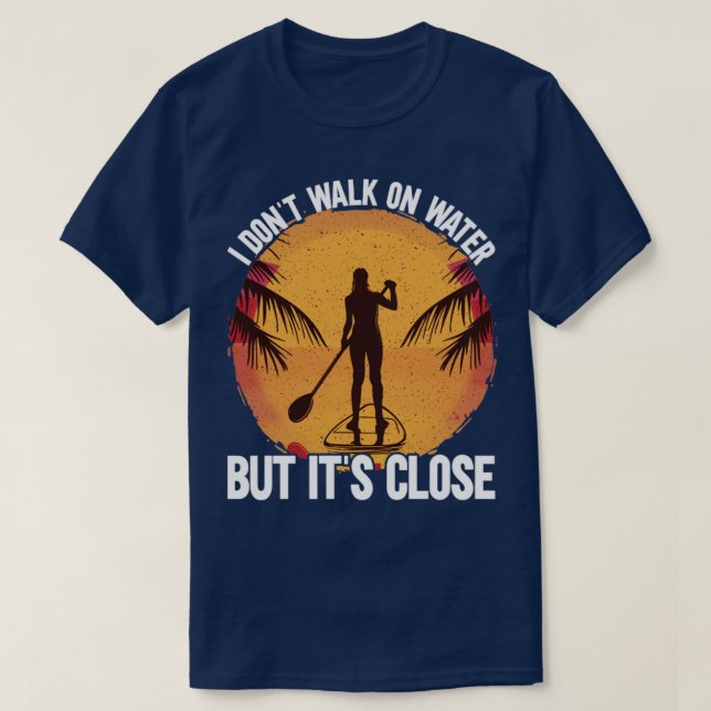 T-shirt Je Ne Marche Pas Sur L'Eau (Design devant)