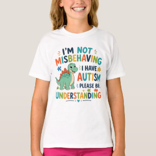 T-shirt Je ne me comporte pas mal, j'ai de l'autisme