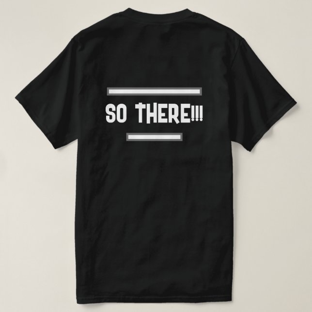 T-shirt Je ne me dispute pas (Design dos)