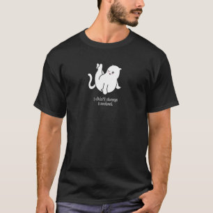 T-shirt Je ne me suis pas transformé, j'ai évolué, Chat D