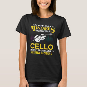 T-shirt Je ne me trompe pas Orchestre de Musique Cello