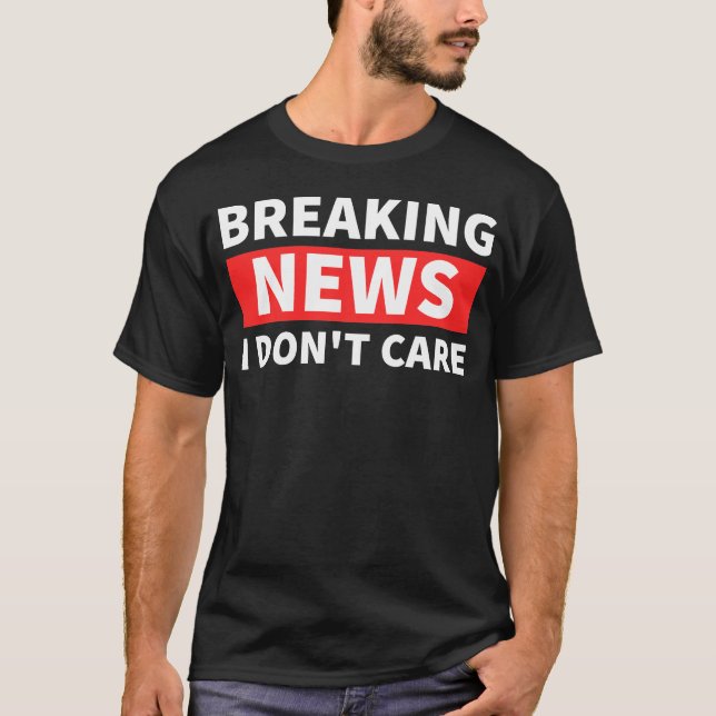 T-shirt Je ne m'en fiche pas (Devant)