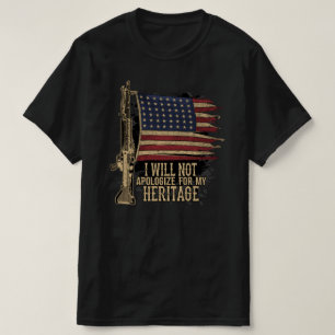 T-shirt je ne m'excuserai pas pour ma journée des anciens 