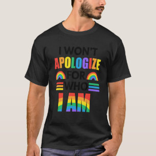 T-shirt Je Ne M'Excuserai Pas Pour Qui Je Suis Fier Ally P