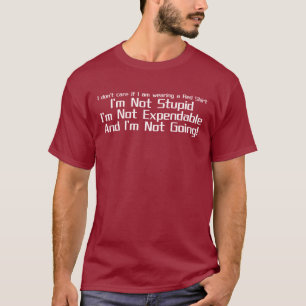 T-shirt Je ne m'inquiète pas si j'utilise une chemise
