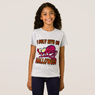 T-Shirt Je Ne Mord Qu'À Halloween