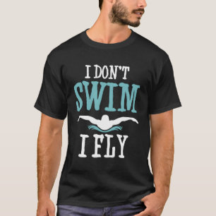 T-shirt Je Ne Nage Pas J'Ai Volé Funny Swim Citer Plaisant