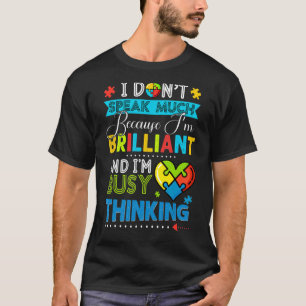 T-shirt Je Ne Parle Pas Beaucoup De Beaux Garçons De Sensi