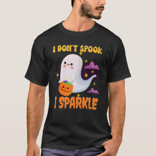 T-shirt Je ne parle pas J'éblouis mignon Fantôme Halloween
