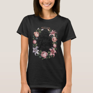 T-shirt Je ne parle qu'à Jésus chrétien