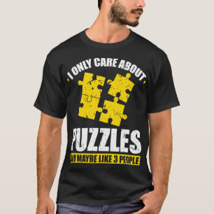 T-shirt Je ne parle que de casse-têtes