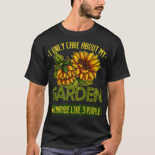 T-shirt Je ne parle que de mon jardin fleuriste de tournes