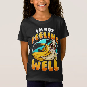 T-Shirt Je ne peins pas bien drôle Pun de Fruit Banane Jau