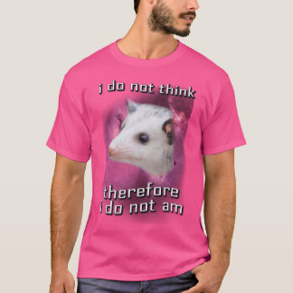 T-shirt Je ne pense pas garçon