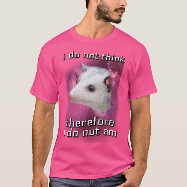 T-shirt Je ne pense pas garçon (Devant)