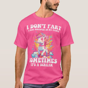 T-shirt Je Ne Pense Pas Je Whisper Dans Mon Pantalon - Drô