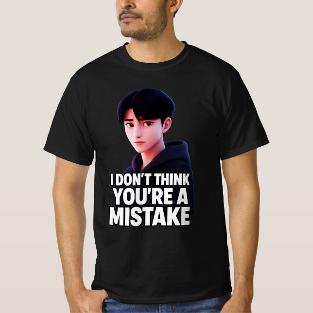 T-shirt Je ne pense pas que vous vous trompez (Devant)