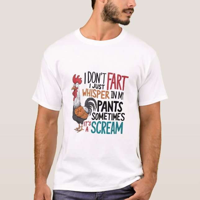 T-shirt Je ne pète pas dans mes pantalons (Devant)