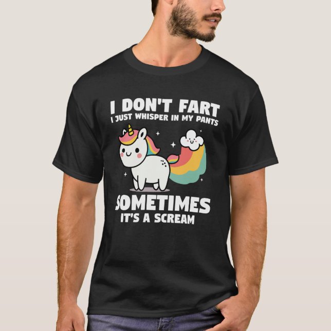 T-shirt Je ne pète pas dans mes pantalons (Devant)