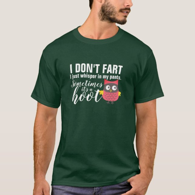 T-shirt Je ne pète pas juste Whisper Funny Graphic Fart Pu (Devant)