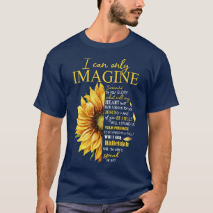 T-shirt Je ne peux imaginer la foi chrétienne catholique J