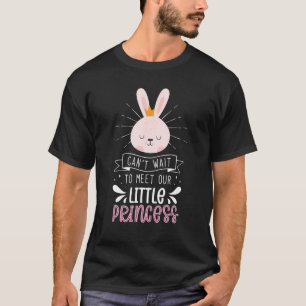 T-shirt Je ne peux pas attendre de rencontrer notre petit 