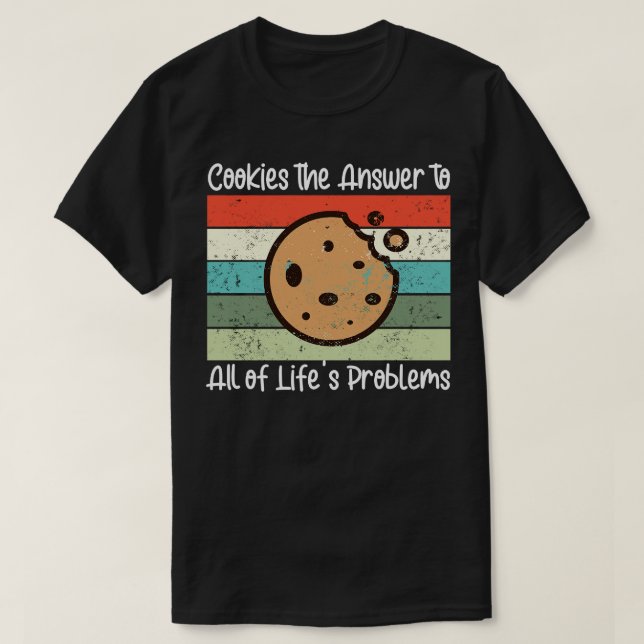 T-shirt Je Ne Peux Pas Avoir De Cookies À Cuire (Design devant)