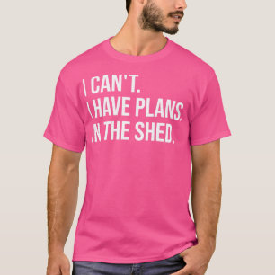 T-shirt Je Ne Peux Pas Avoir De Plans Dans La Tête