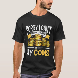 T-shirt Je Ne Peux Pas Avoir Des Plans Avec Pièces Collect