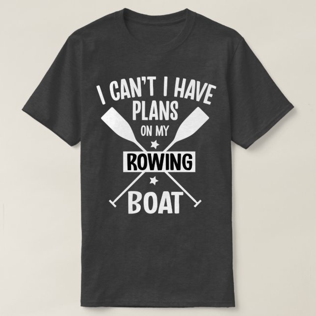 T-shirt Je Ne Peux Pas Avoir Des Plans Sur Mon Pontooning  (Design devant)