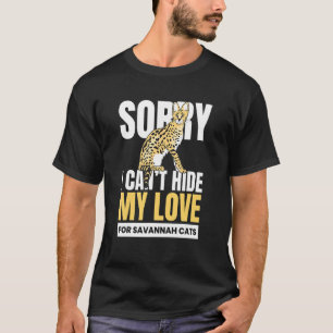T-shirt Je ne peux pas cacher mon amour I Savannah Chat Ch