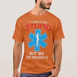 T-shirt Je Ne Peux Pas Corriger Stupide Mais Sedadte It Em