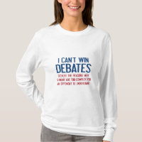 Je ne peux pas gagner les débats
