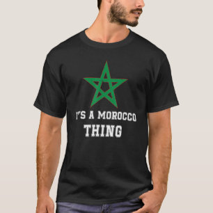 T-shirt Je ne peux pas garder le calme Le Maroc joue c'est