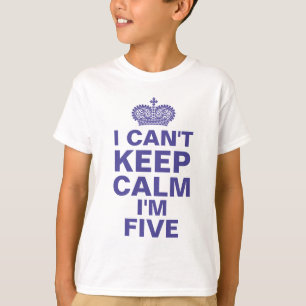 T-shirt Je ne peux pas maintenir le garçon d'anniversaire