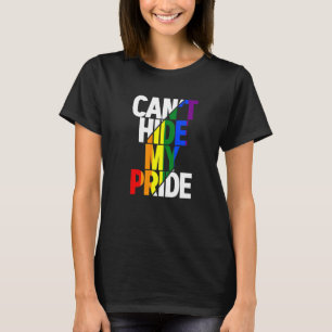 T-shirt Je ne peux pas masquer ma fierté Lgbtq Gay pride d